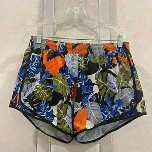 NWT PE NATION | RARE Hawaiian Floral Shorts with Zippered Back Pocket | Sz M